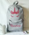 Sac à dos Licorne fleurs