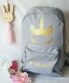 Sac à dos Licorne fleurs
