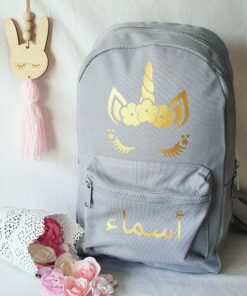 Sac à dos Licorne fleurs