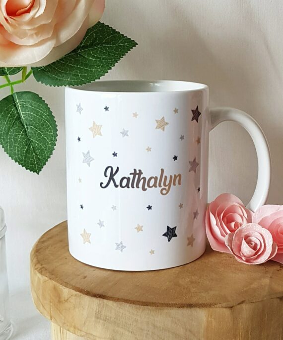 Mug Prénom étoilé – Cré'easy