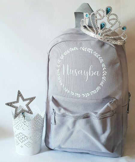 Sac à dos couronne de fleurs