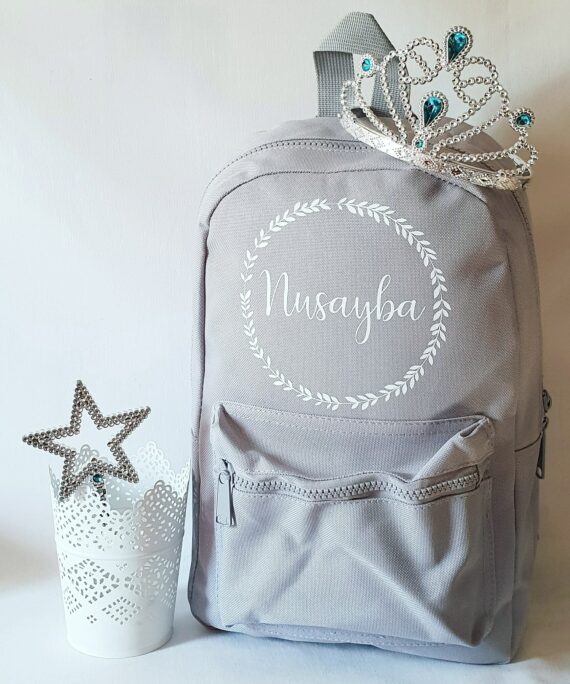 Sac à dos couronne de fleurs