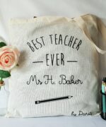 Tote bag, sac shopping Best teacher