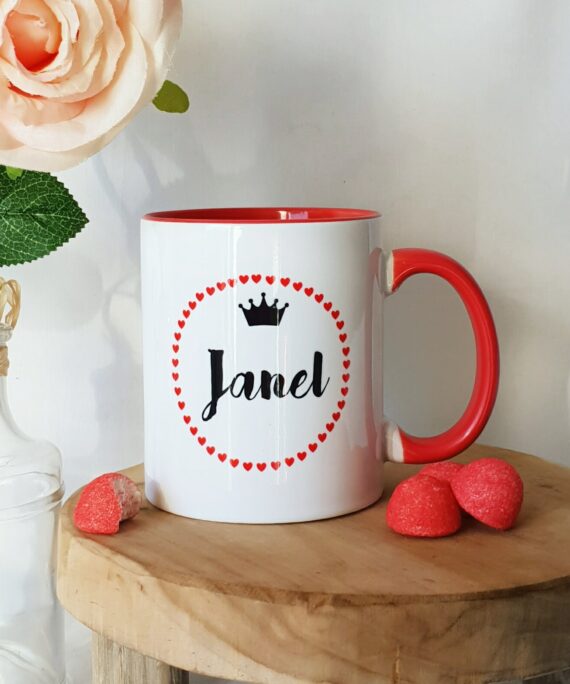 Mug Petit cœur et couronne