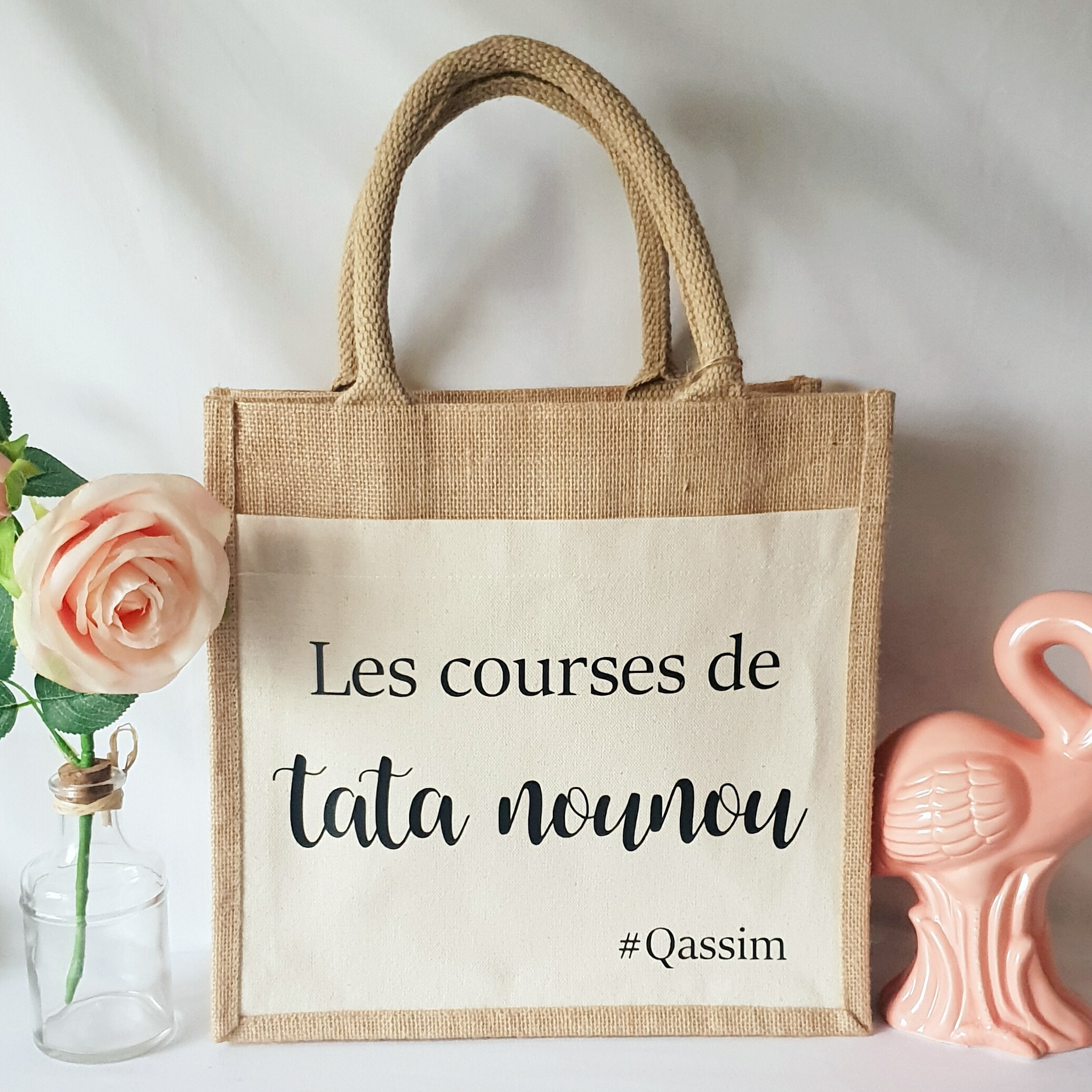 sac de course en toile de jute