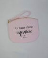 Pochette coton bio Infirmière