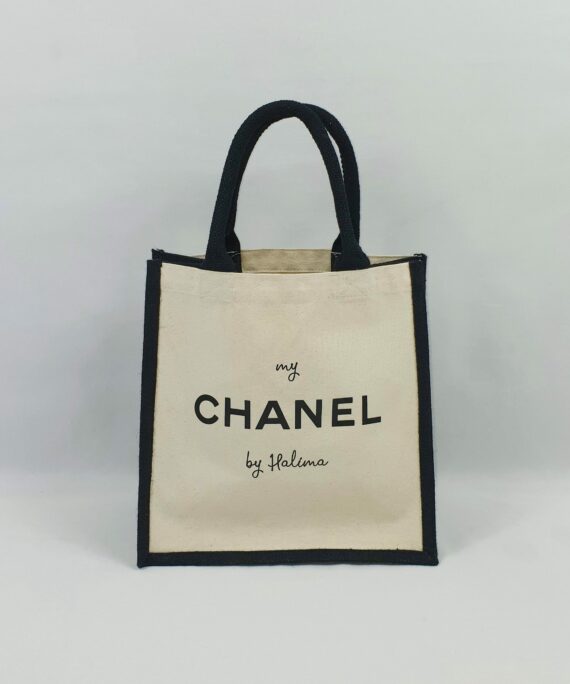 My Chanel Is At Home Canvas Tote (Pink) - ShopperBoard