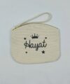 Pochette coton bio Couronne et étoiles