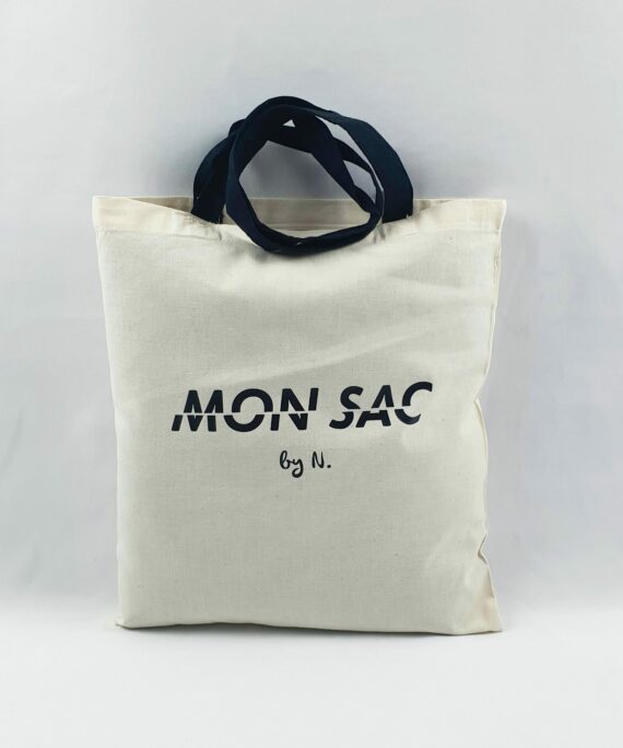 Tote bag anses colorées Mon sac by