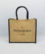 Sac en jute bicolore At home