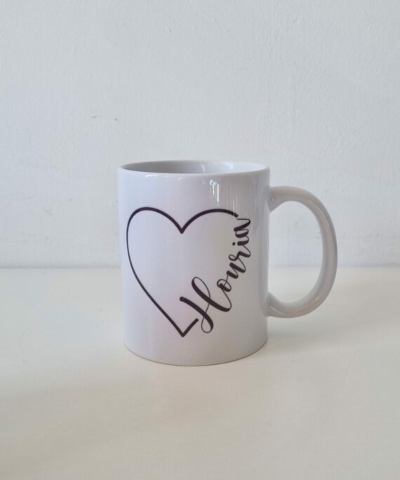 Mug Prénom en coeur – Cré'easy