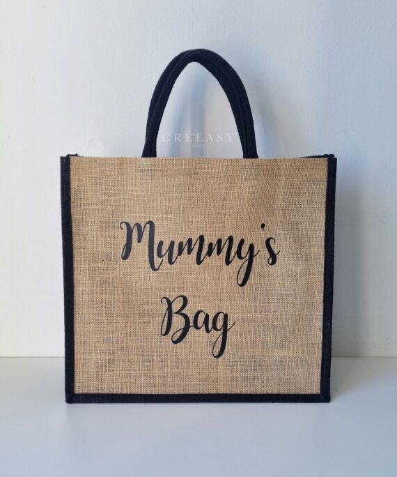 Sac en jute bicolore Mummy's Bag