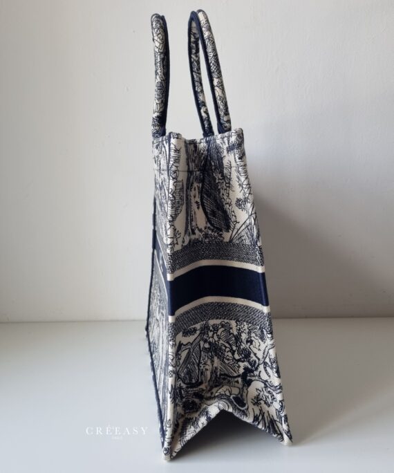 Sac toile de jouy Initiales