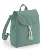 Petit sac à dos en coton bio Prénom et étoiles