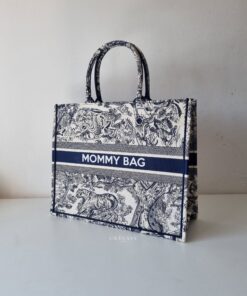 Sac toile de jouy Mommy Bag