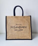 Sac en jute bicolore This is my YSL